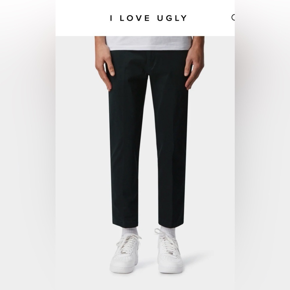 I Love Ugly Slim Kobe Pant Dark Green Pants , size Large